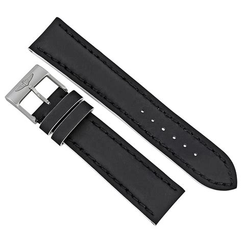 breitling 226x|Breitling Black Leather Watch Band Strap 22mm .